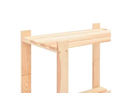 Unidade arrumação c/ 3 prateleiras 60x38x90 cm pinho 150 kg PT564686