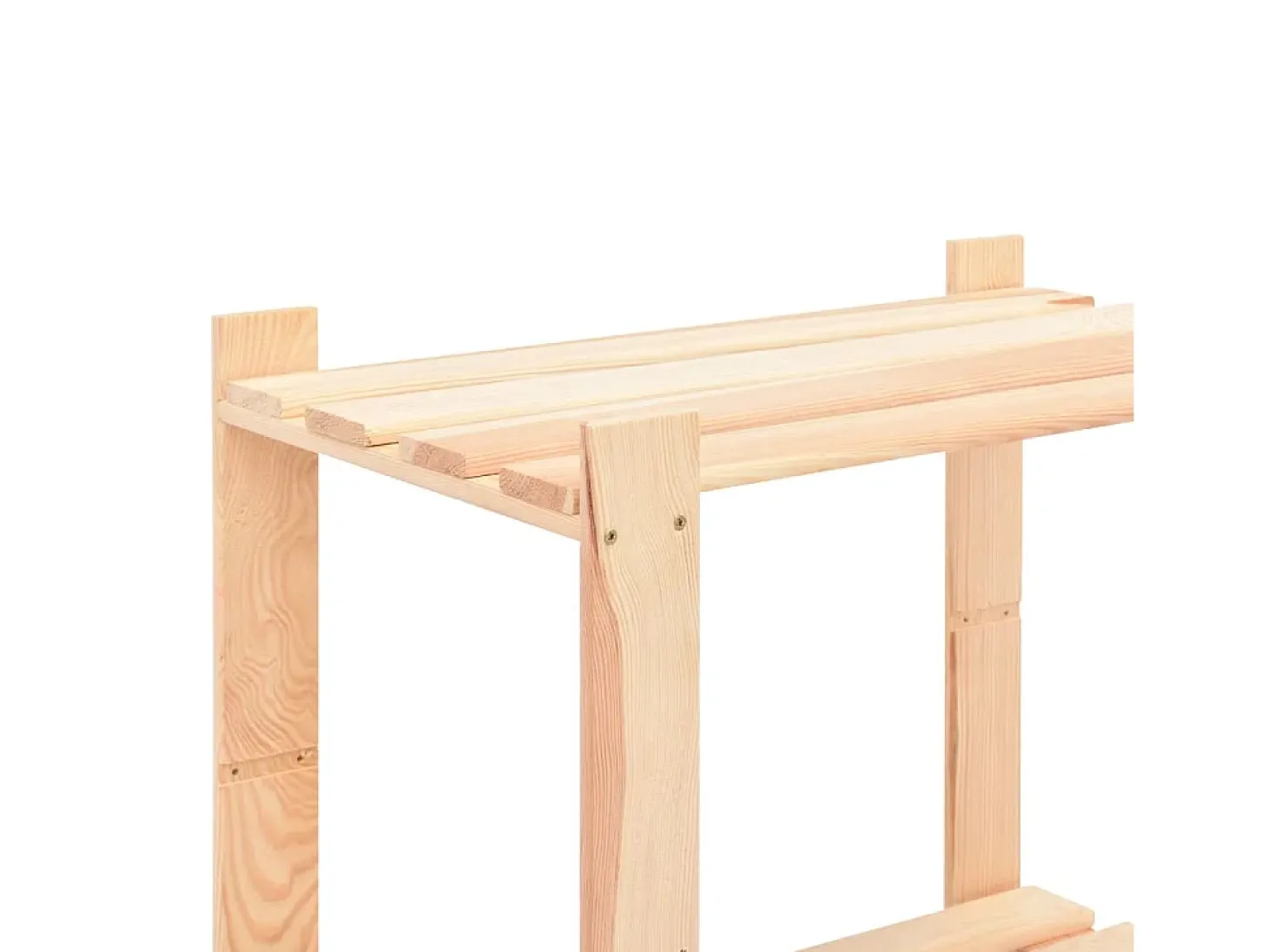 Unidade arrumação c/ 3 prateleiras 60x38x90 cm pinho 150 kg PT564686