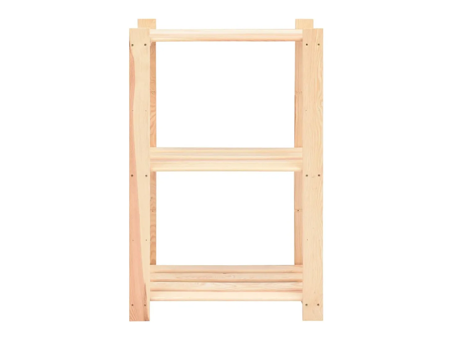 Unidade arrumação c/ 3 prateleiras 60x38x90 cm pinho 150 kg PT564686