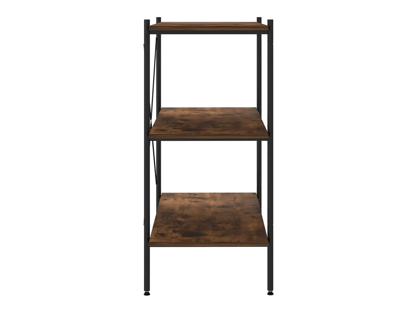 Unidade com 3 prateleiras 80x40x92 cm preto/natural PT248539