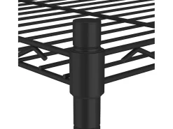 Unidade de 5 prateleiras com rodas 75x35x155 cm 250 Kg preto PT161805