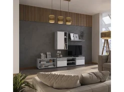 Unidade de parede concreto/branco 139.8x35.4x38.9 berno