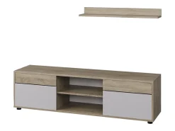 Unidade de parede sonoma/branco 139.8x35.4x38.9 berno