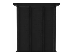 Unidade de prateleiras 12 cubos 103x30x141 cm tecido preto