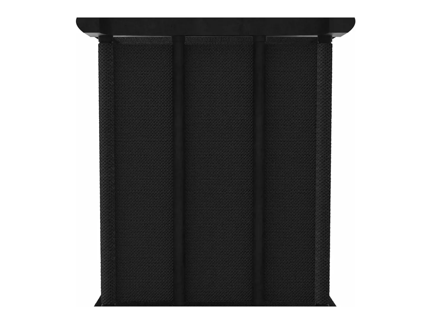 Unidade de prateleiras 5 cubos 103x30x72,5 cm tecido preto PT375292
