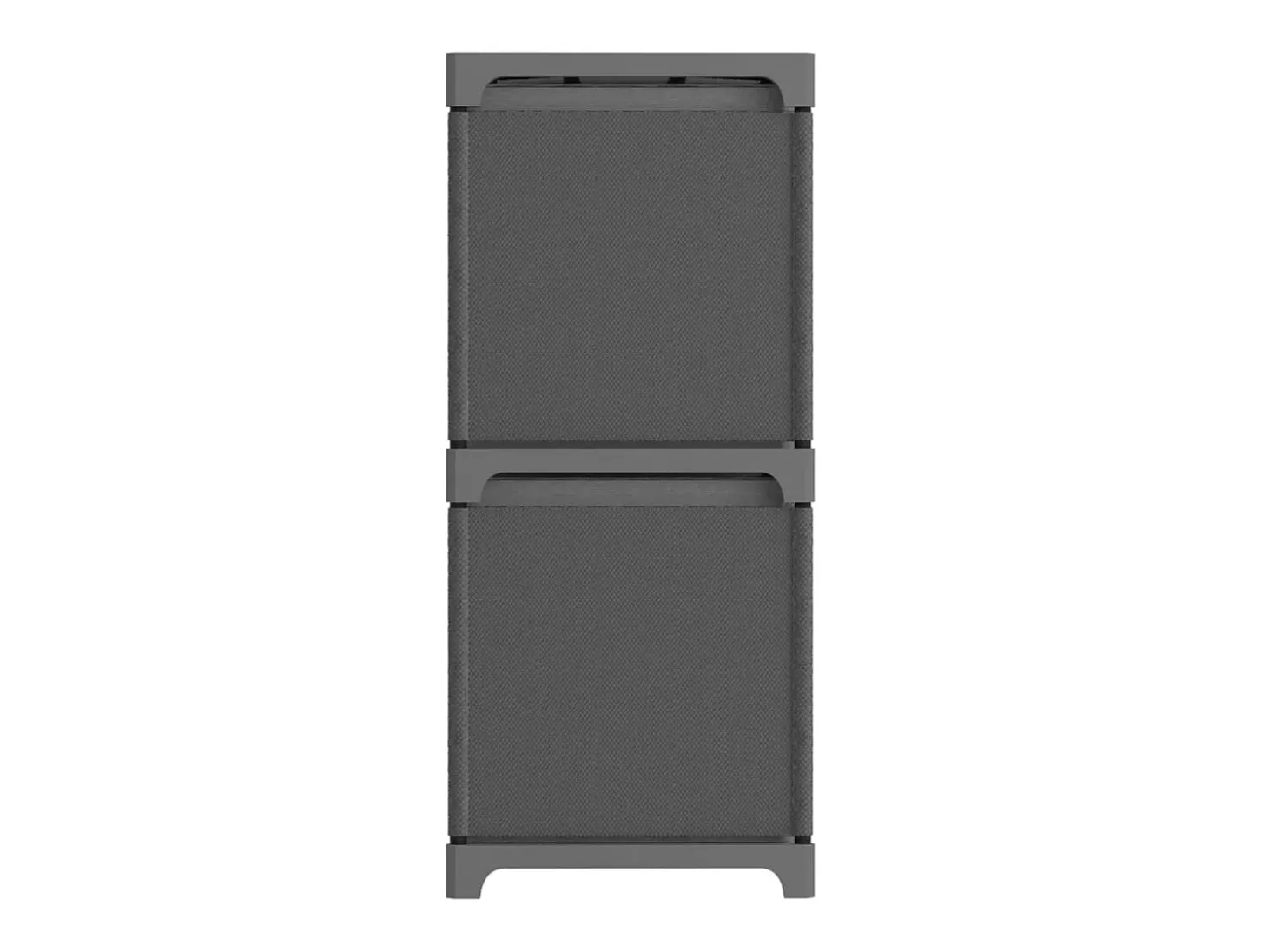 Unidade prateleira 5 cubos c/ caixas 103x30x72,5cm tecido cinza PT532094