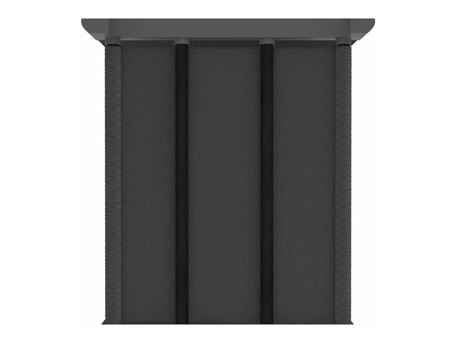 Unidade prateleira 5 cubos c/ caixas 103x30x72,5cm tecido cinza