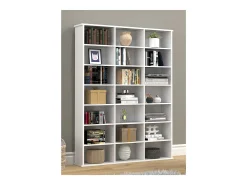 VCM Madeira CD DVD Prateleira Estante Media Shelf Room Divider Decoração Prateleira Megosa M (Branco)