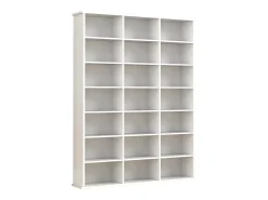 VCM Madeira CD DVD Prateleira Estante Media Shelf Room Divider Decoração Prateleira Megosa M (Branco)