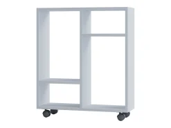VCM Madeira Niche Cabinet Shelf Rolls Niche Shelf Side Table Room Divider Dremala (branco)