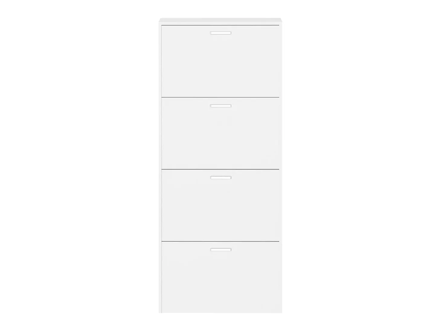 VCM Madeira Prateleira Kipper Sapato Sapato Sapato Sapato Tipper 4 Sulos L (Branco)