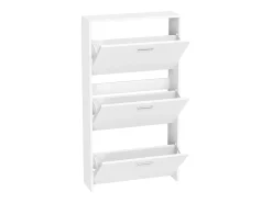 VCM Madeira Prateleira Kipper Sapato Sapato Sapato Sapato Tipper 3 Sulos M (Branco)
