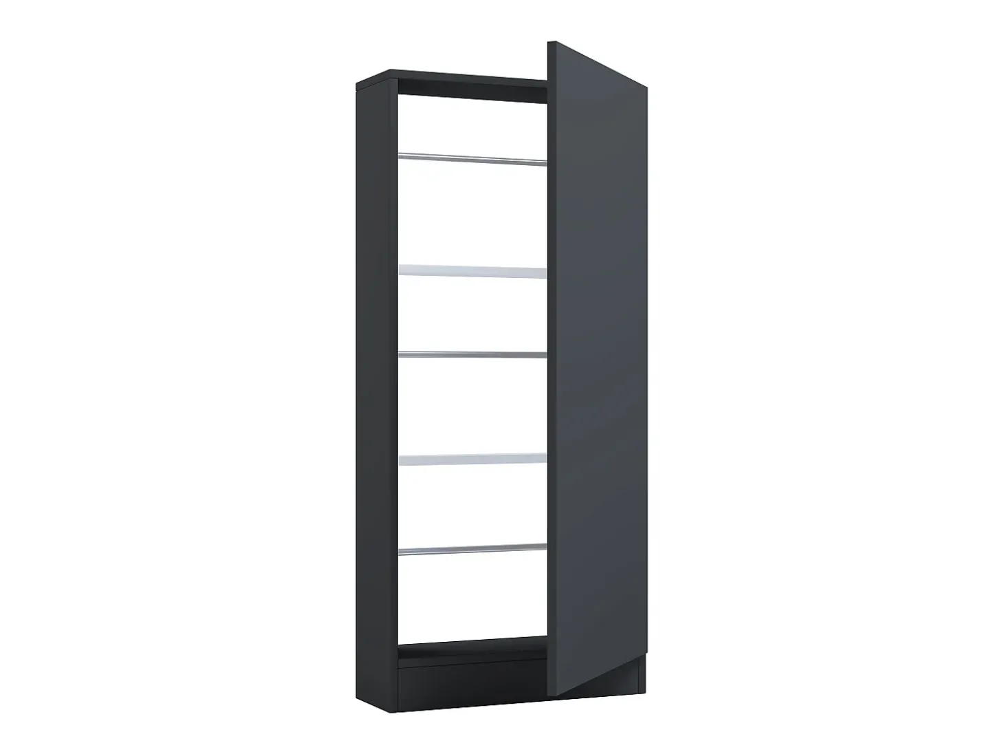 VCM Madeira Sapato Gabinete Sapato Gaveta Sapato Prateleira Sapato Suporte Fulisa L (Antracite)