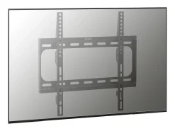VCM Universal TV Wall Mount 26-55 polegadas até 25 kg | VESA até o máximo 400x400 | Suporte de TV com nível de água rígido | Fernseh Bracket FX400 (Preto)
