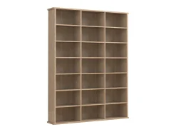 VCM Wood CD DVD Prateleira Estante Media Shelf Room Divider Decoração Prateleira Megosa M (Sonoma Oak)