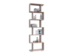 VCM Wood Room Divider Stand Shelf Bookshelf Decoração Livros 6 compartimentos Stand Shelf Palusa L (Sonoma Oak)