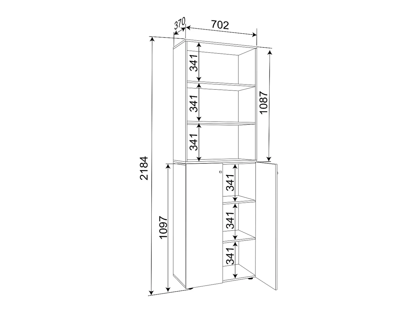 VCM XL Madeira Grande Sapato Gabinete Prateleira Grandes Botas BoardFurniture Lona 10 Compartimentos (Cinza)