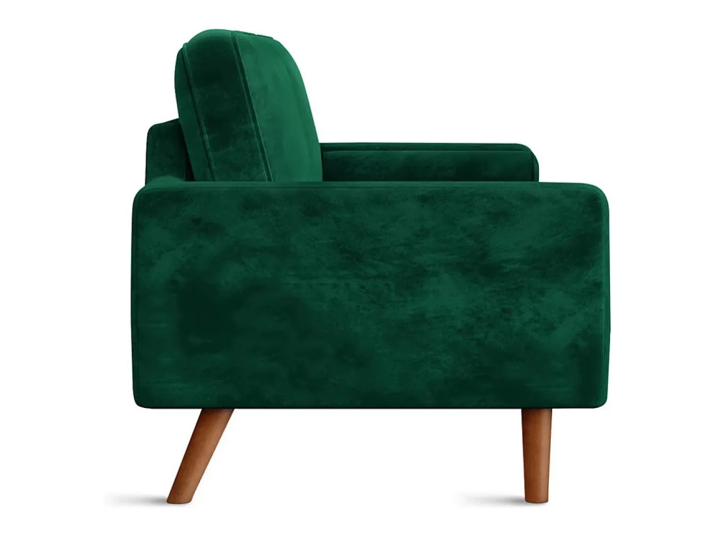 Veludo verde e sofá de veludo sólido - 3 lugares - carga máxima 300kg - 176x78x85cm