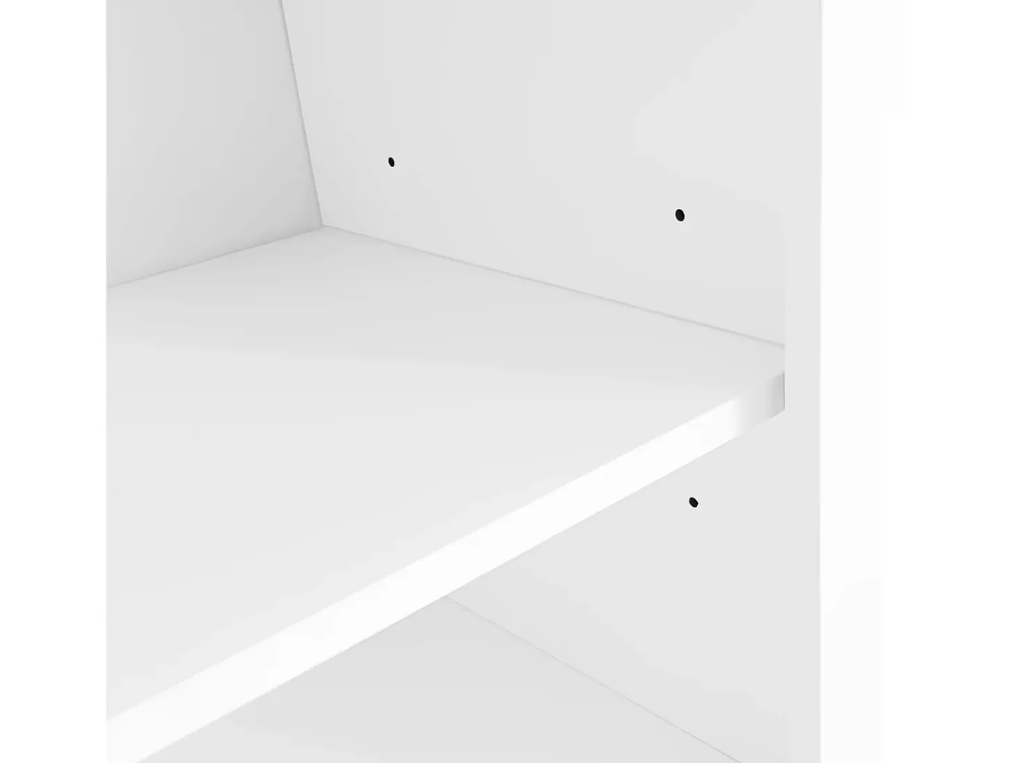 Vestiário branco com banco, sapateira, 3 ganchos e arrumação aberta 120x40x190 cm
