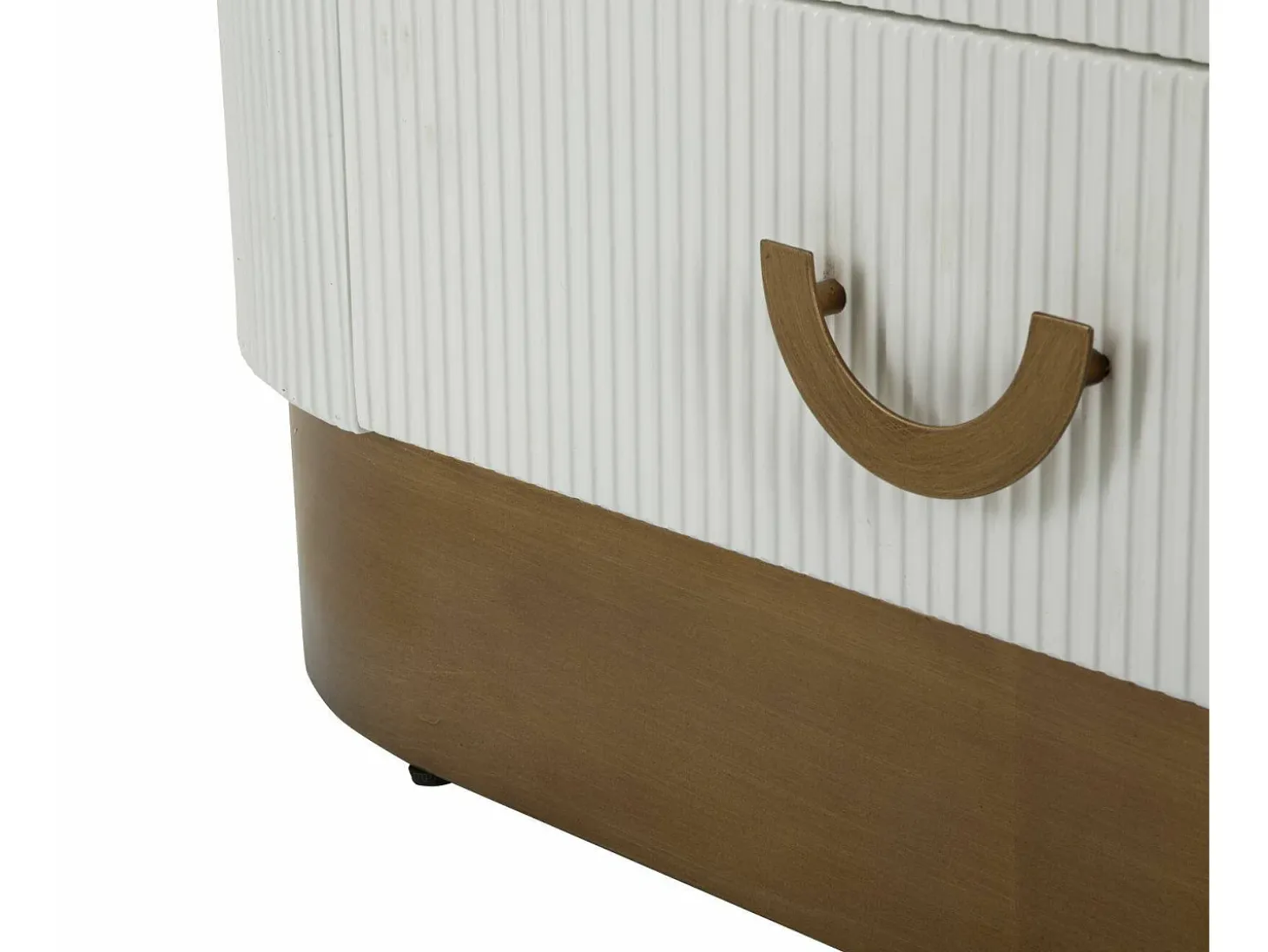 Vitrina de zibelina, Aparador expositor, Vitrina multiusos, Aparador de sala, 85x40 h160 cm, Branco e Castanho