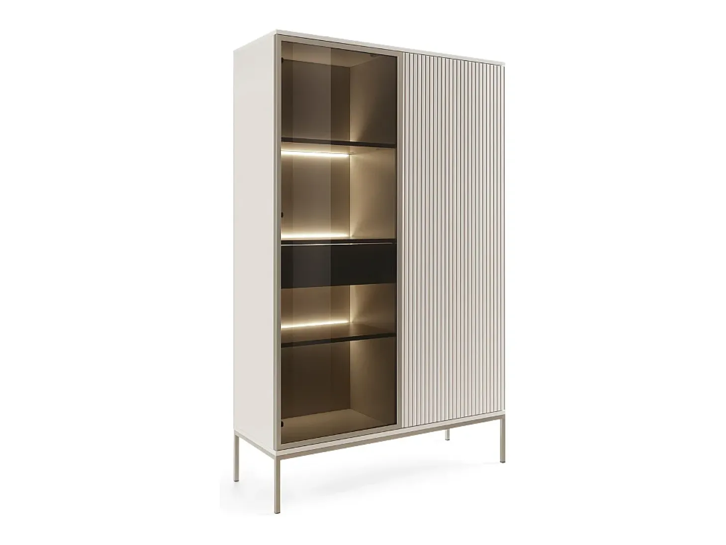 Vitrine AMBIHOME ANNA 01 - Caxemira, C104xA166xP39cm
