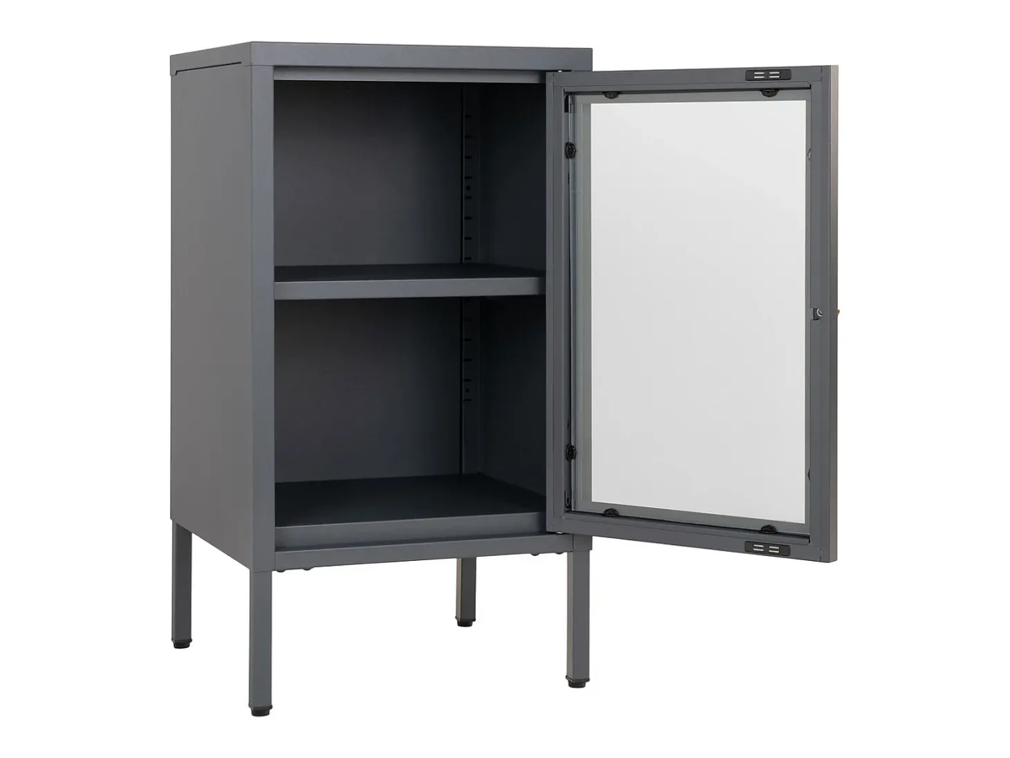 Vitrine Dalby, Cinzento, 35x38x70 cm, Kendra Home
