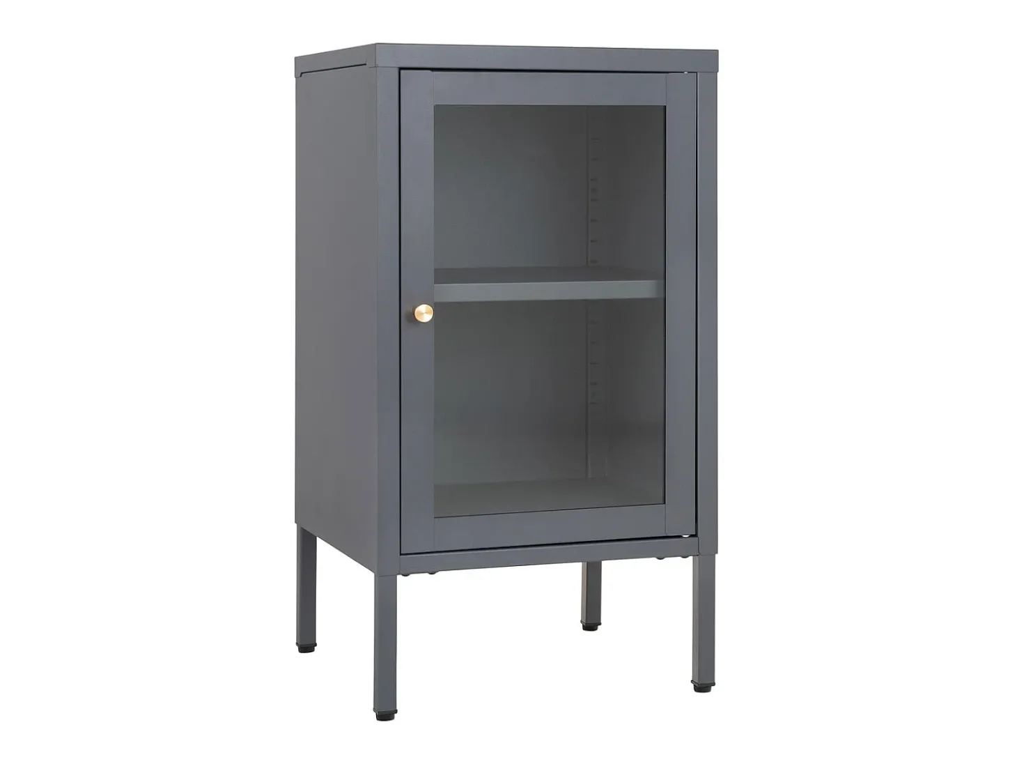 Vitrine Dalby, Cinzento, 35x38x70 cm, Kendra Home