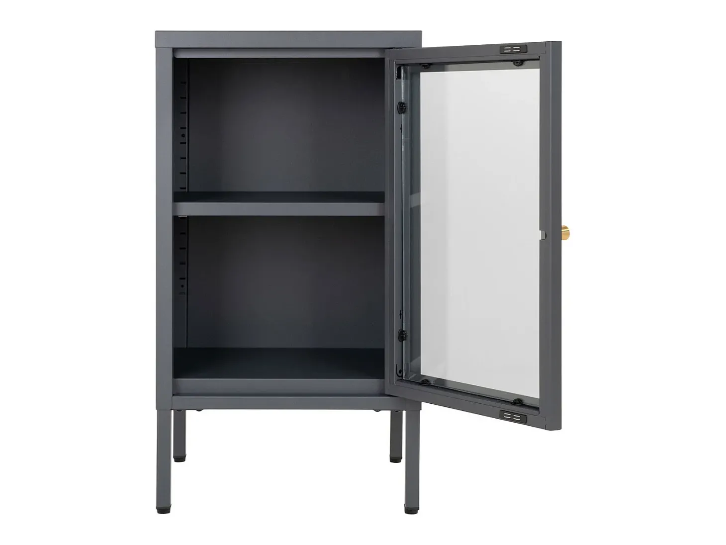Vitrine Dalby, Cinzento, 35x38x70 cm, Kendra Home