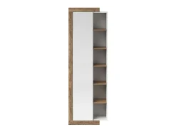 Vitrine design em cores de carvalho e branco brilhante da coleção SINATRA.