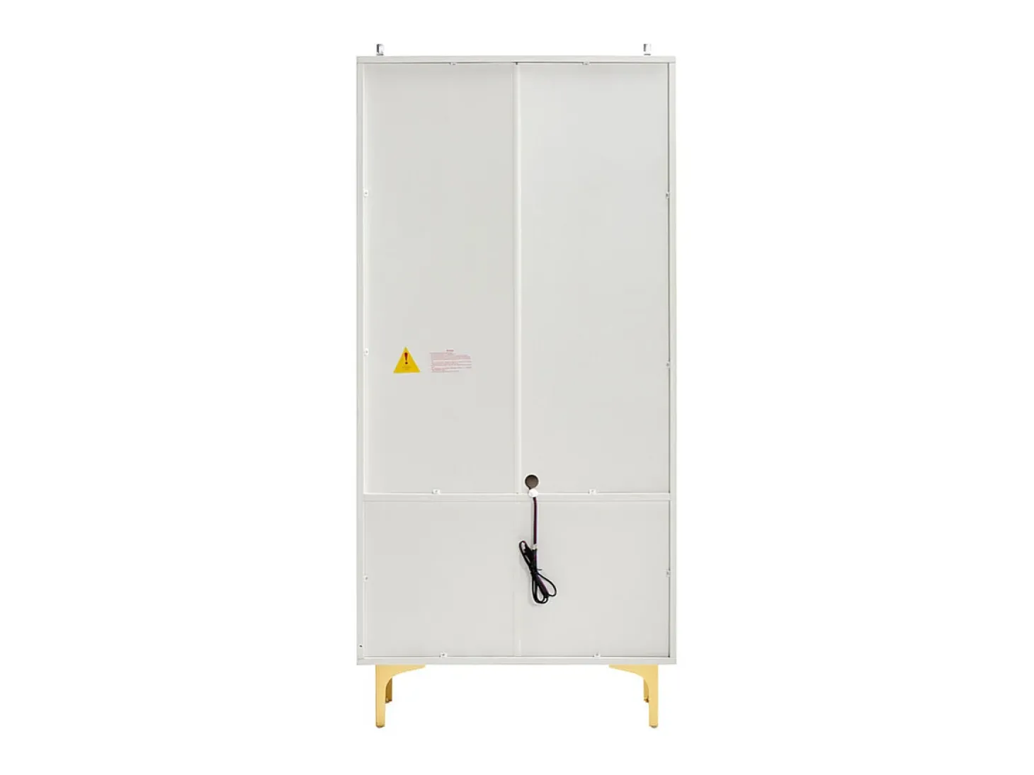 Vitrine em Vidro 150cm - com LED - 2 Portas e 2 gavetas - prateleiras móveis - 70x35x150cm