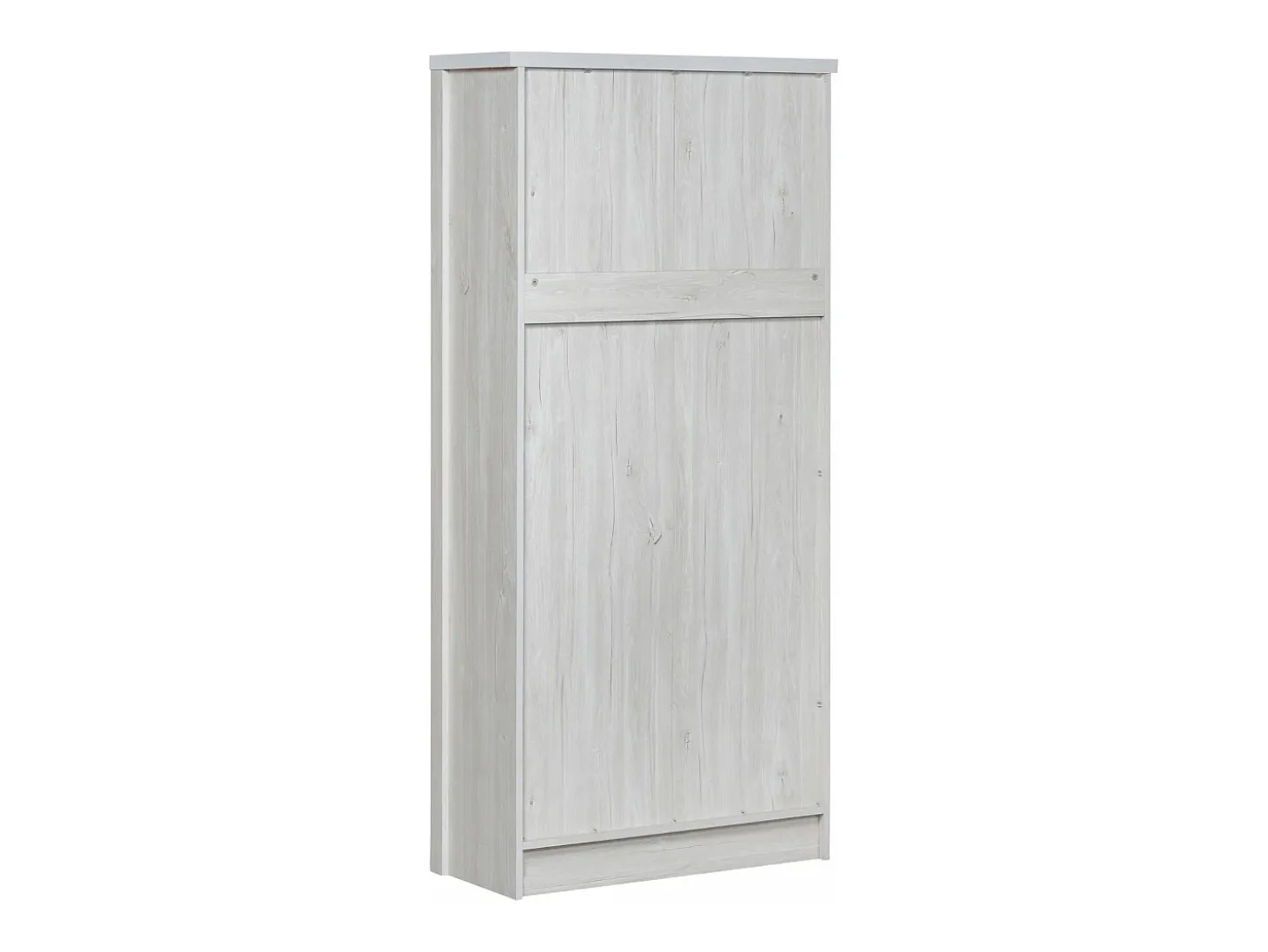 Vitrine 80x34x171 cm - com 2 portas de vidro - 3 gavetas - cinza + natural