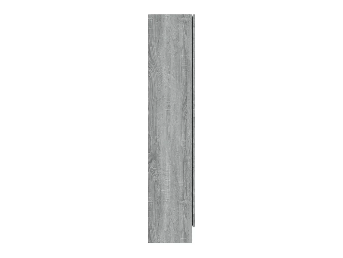 Vitrine 82,5x30,5x150 cm derivados de madeira cinzento sonoma