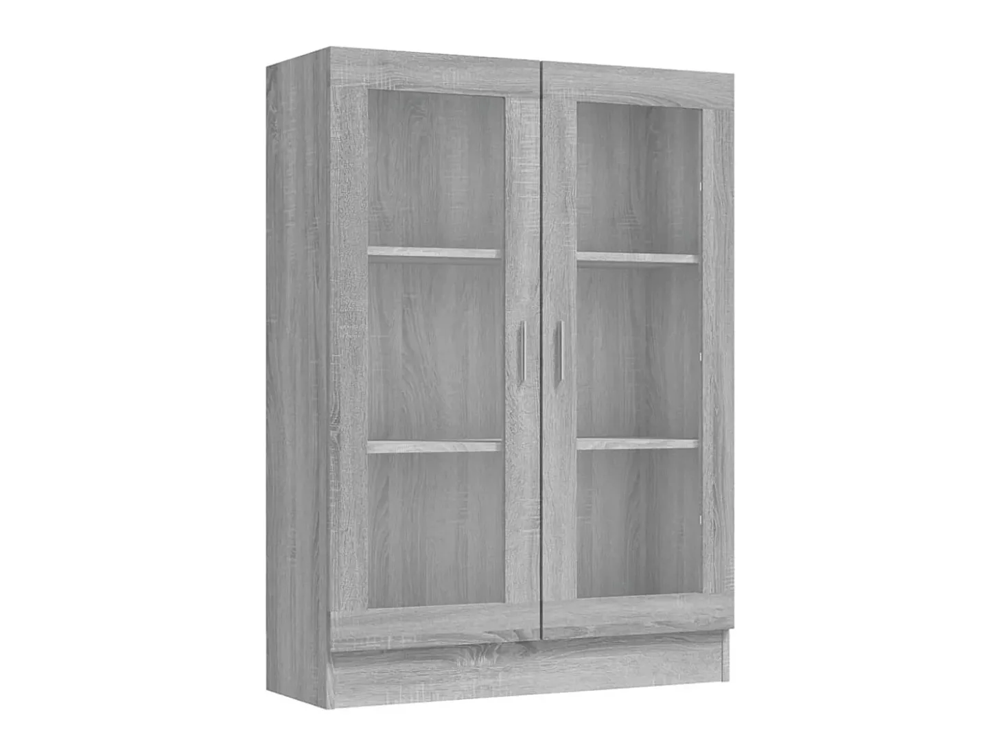 Vitrine 82,5x30,5x115 cm derivados de madeira cinzento sonoma PT514457