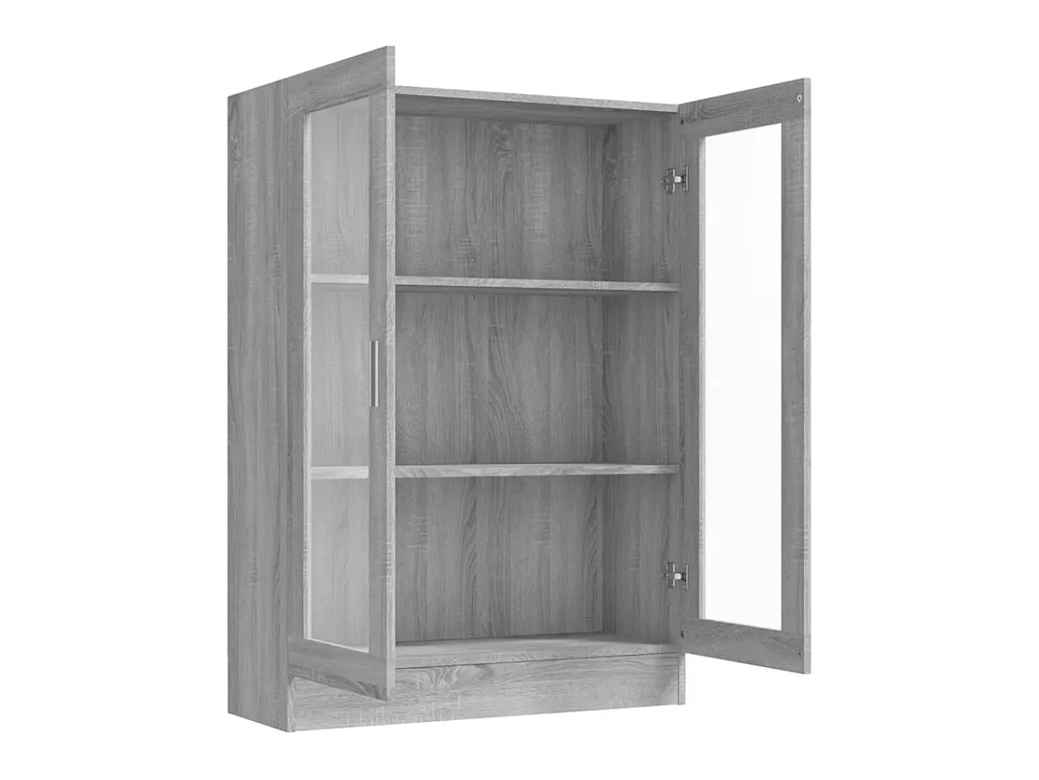 Vitrine 82,5x30,5x115 cm derivados de madeira cinzento sonoma PT514457