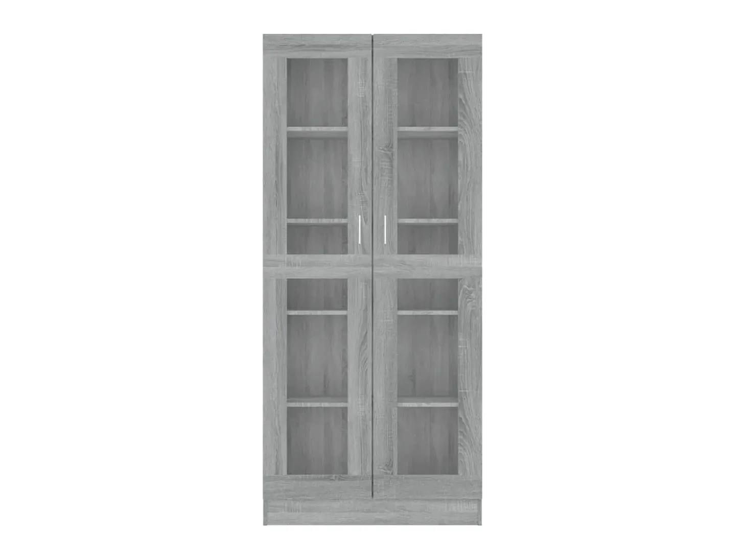 Vitrine 82,5x30,5x185,5 cm derivados madeira cinzento sonoma PT760746