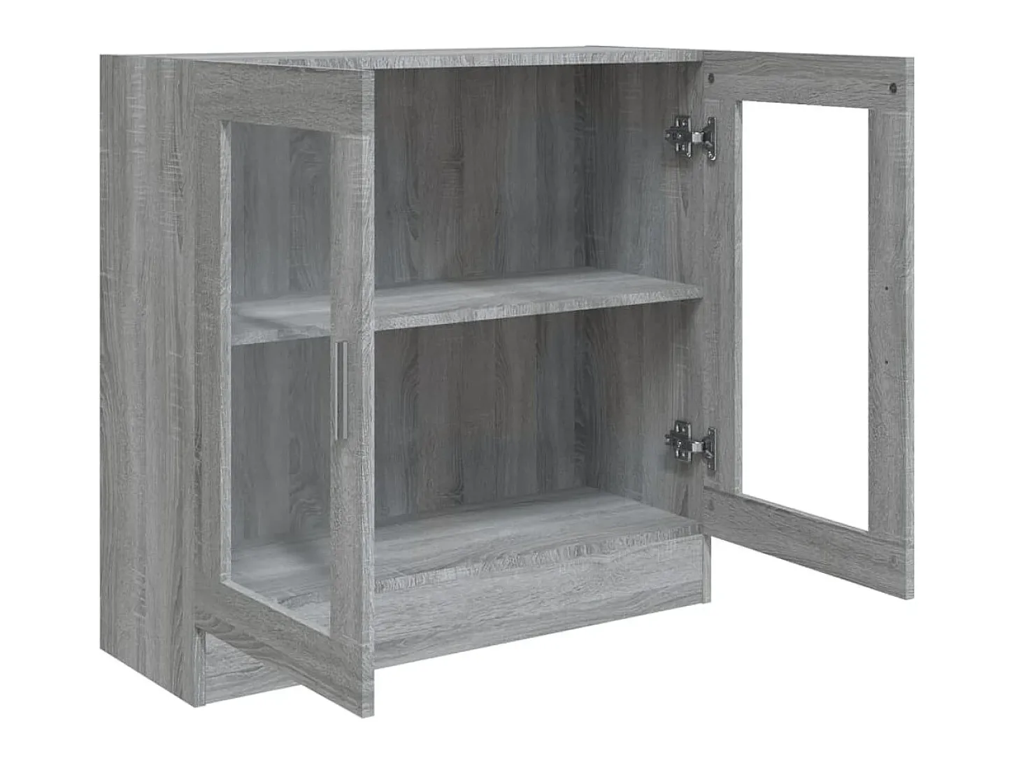 Vitrine 82,5x30,5x80 cm derivados madeira cinzento sonoma PT458055