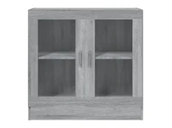 Vitrine 82,5x30,5x80 cm derivados madeira cinzento sonoma PT458055