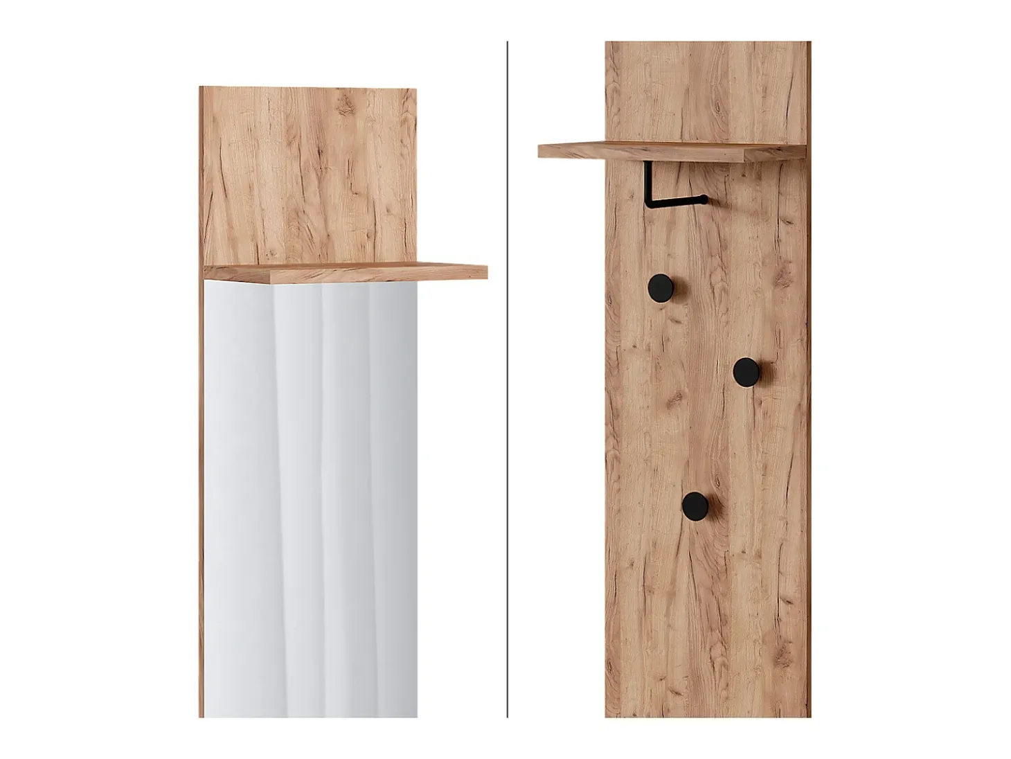 Wandgarderobe carvalho goldkraft 36x21.6x135 siri