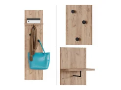 Wandgarderobe carvalho goldkraft 36x21.6x135 siri
