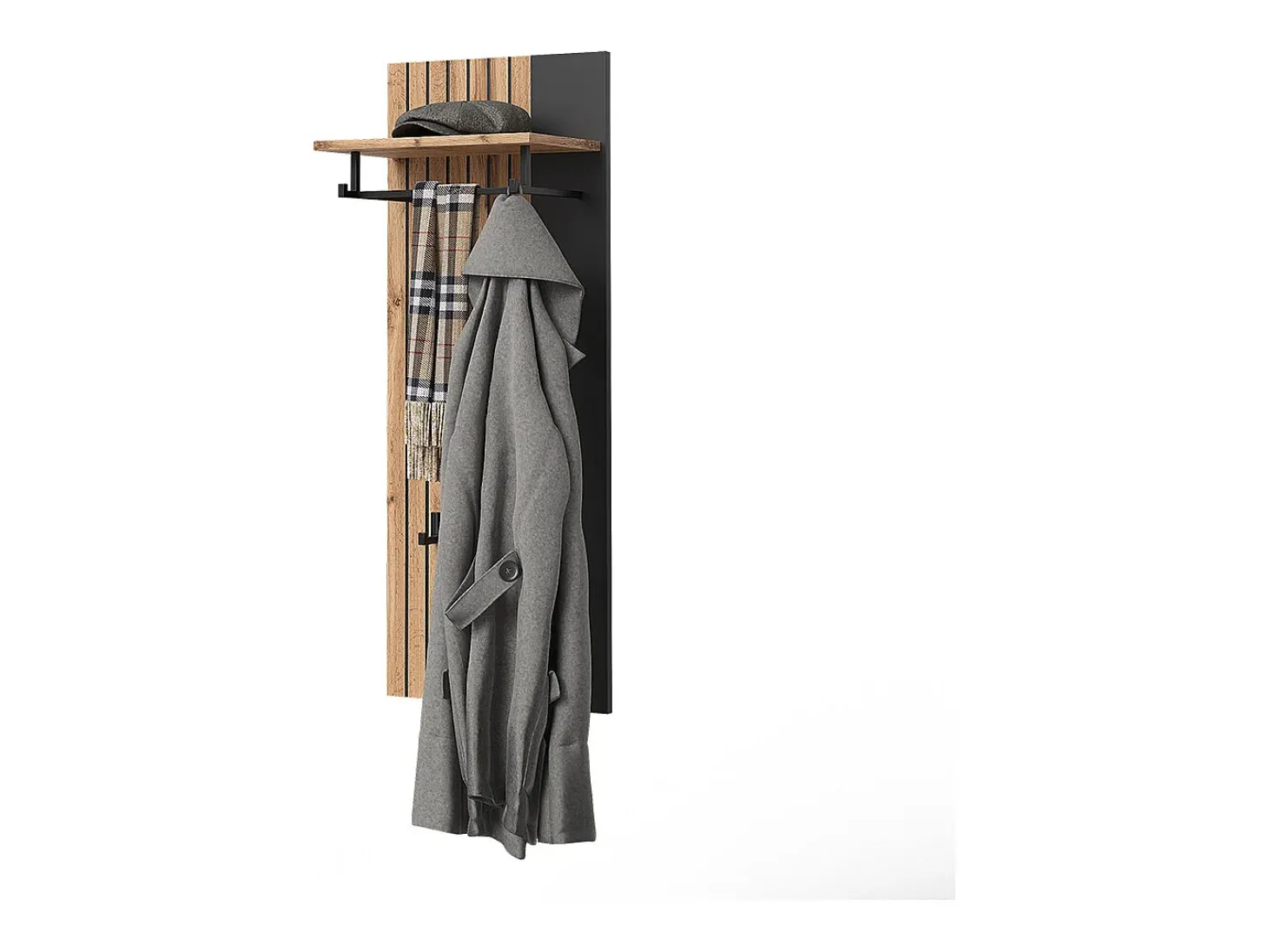 Wandgarderobe carvalho wotan 43x26.6x110 amber