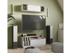 Wandregal branco/sonoma 120x30x30 betti