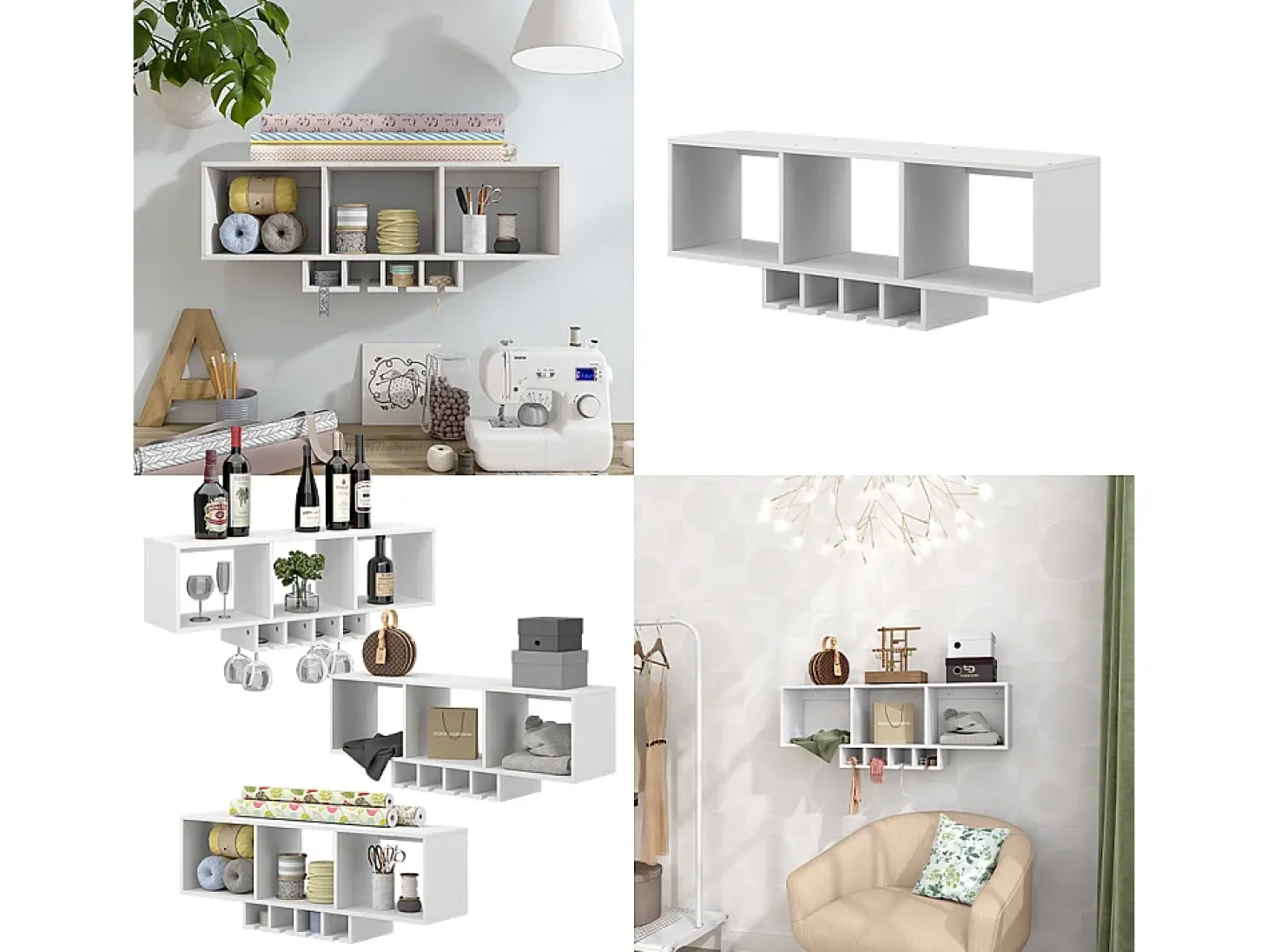 Weinglasregal branco 90x32.5x22 vin