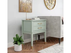 Westerleigh |Mesa de centro com 1 gaveta em MDF branco