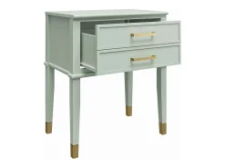 Westerleigh |Mesa de centro com 1 gaveta em MDF branco