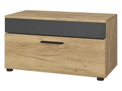 Wohnzimmerschrank carvalho goldkraft/antracite 70.8x35.3x38.9 berno