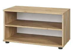 Wohnzimmerschrank carvalho goldkraft/branco 70.8x35.3x38.9 berno