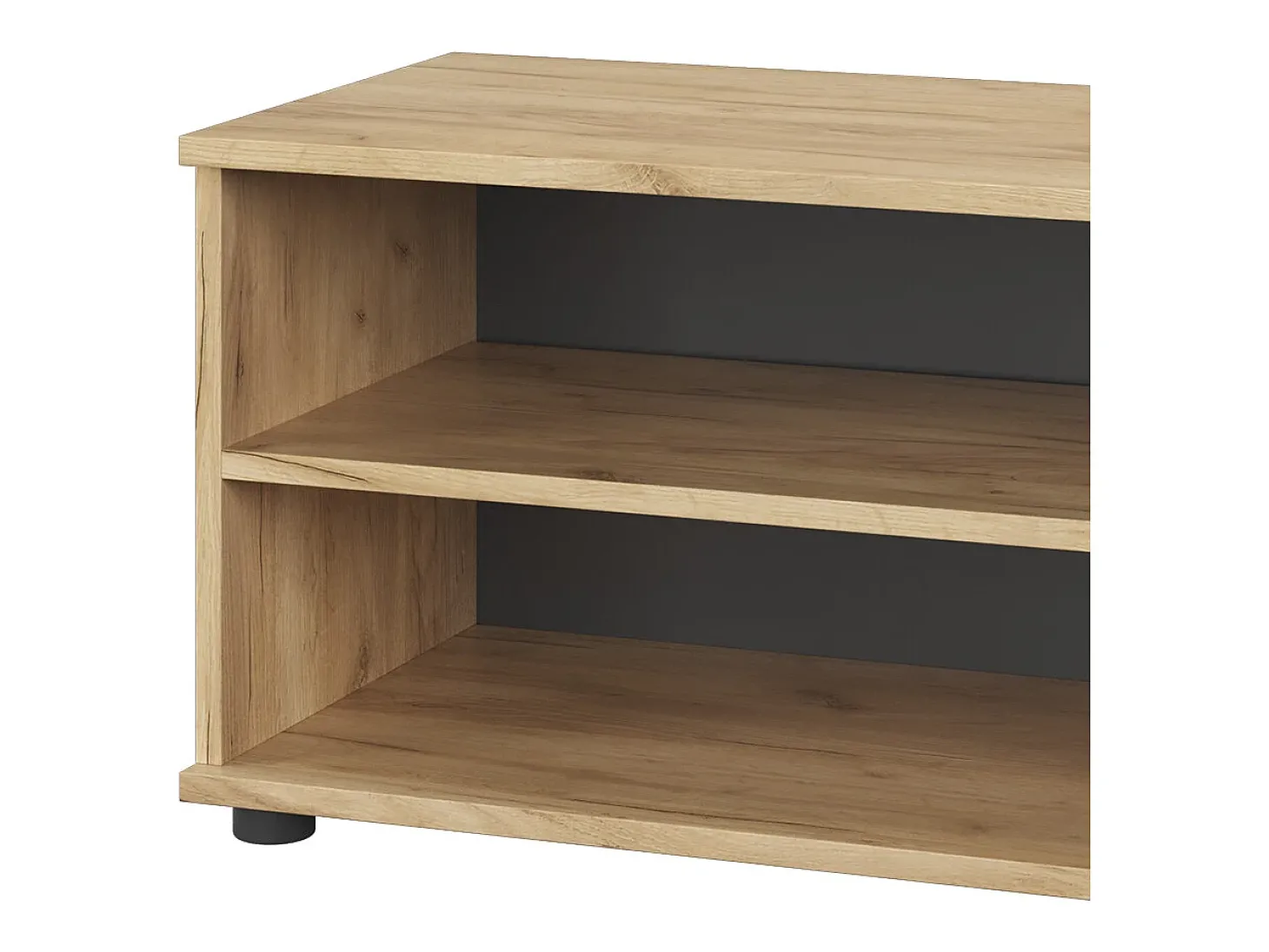 Wohnzimmerschrank carvalho goldkraft/antracite 70.8x35.3x38.9 berno