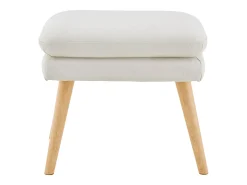 Zenia | Cadeira de acento estofada em PU Creme